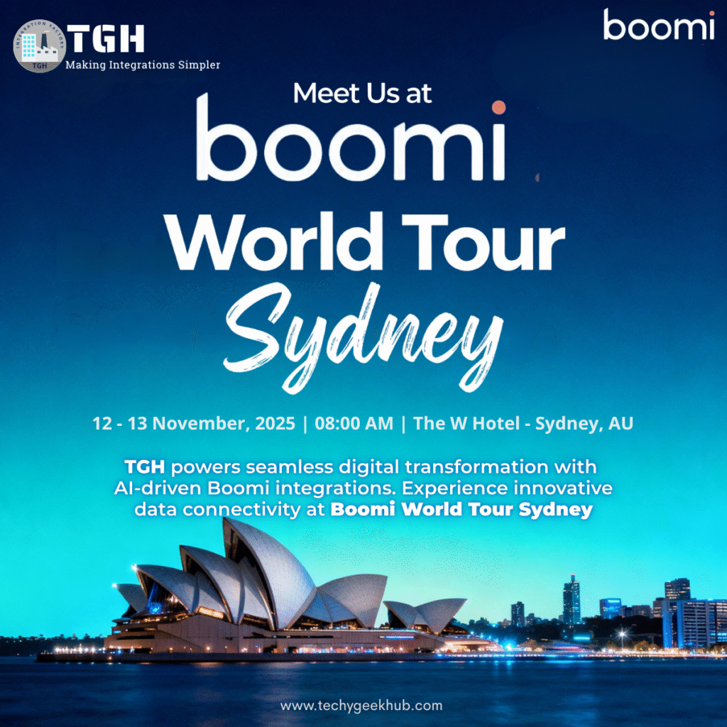 TGH Attending Boomi world tour 