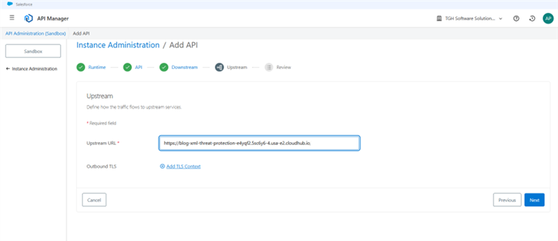 Add the public endpoint