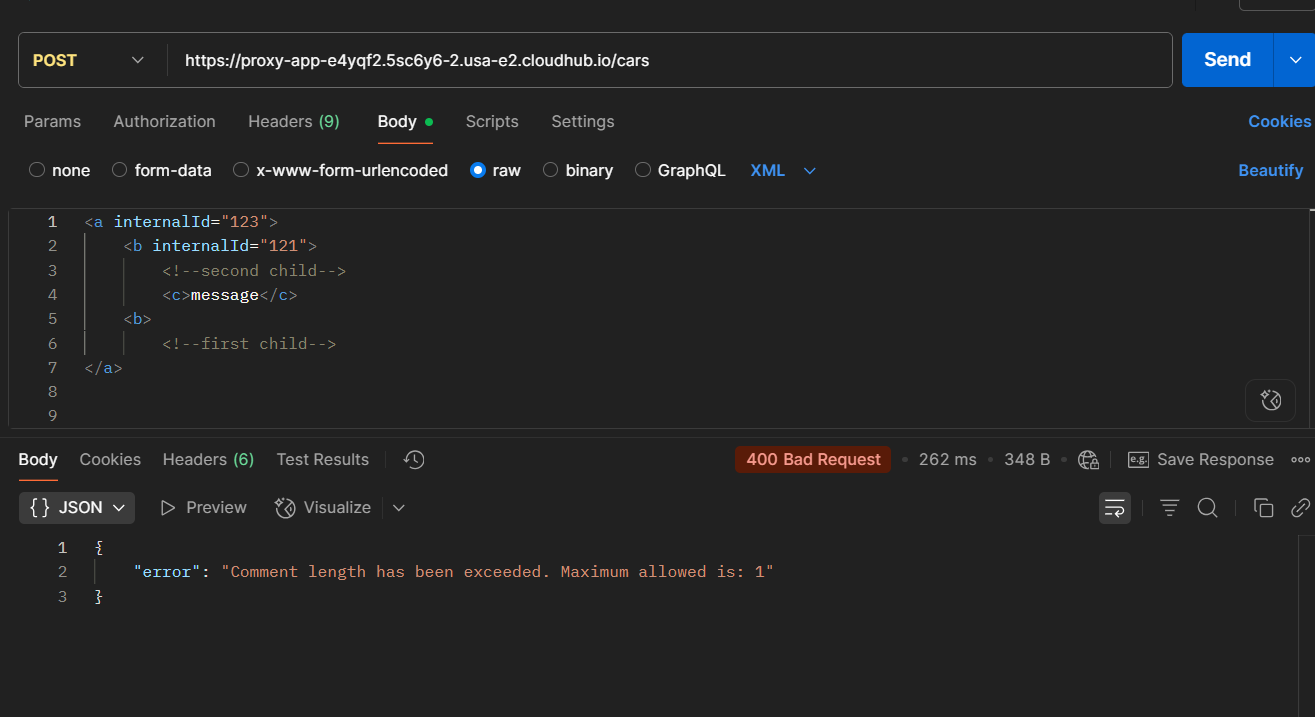 Maximum Comment Length