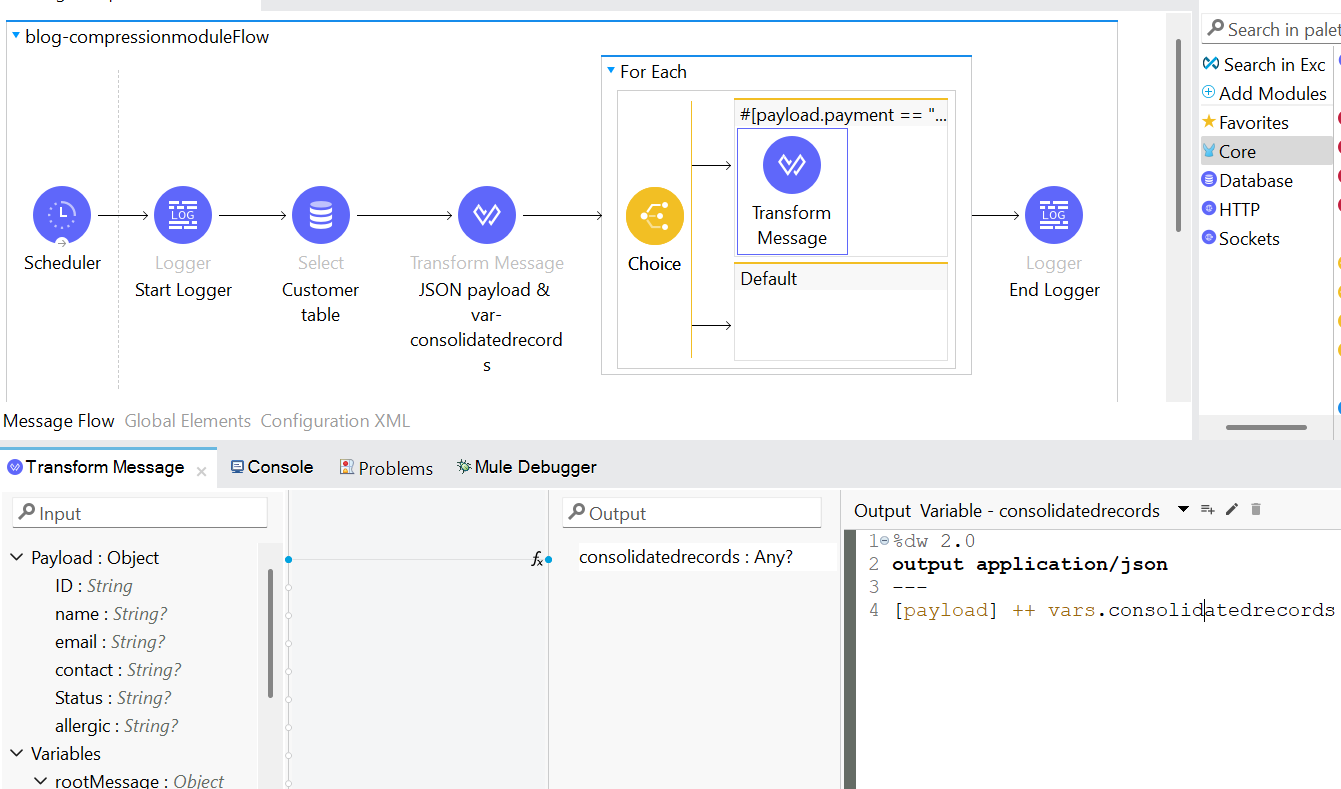 Consolidate Records Variable