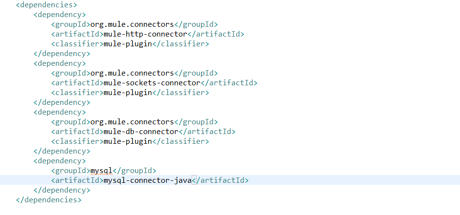 Dependencies inheritance
