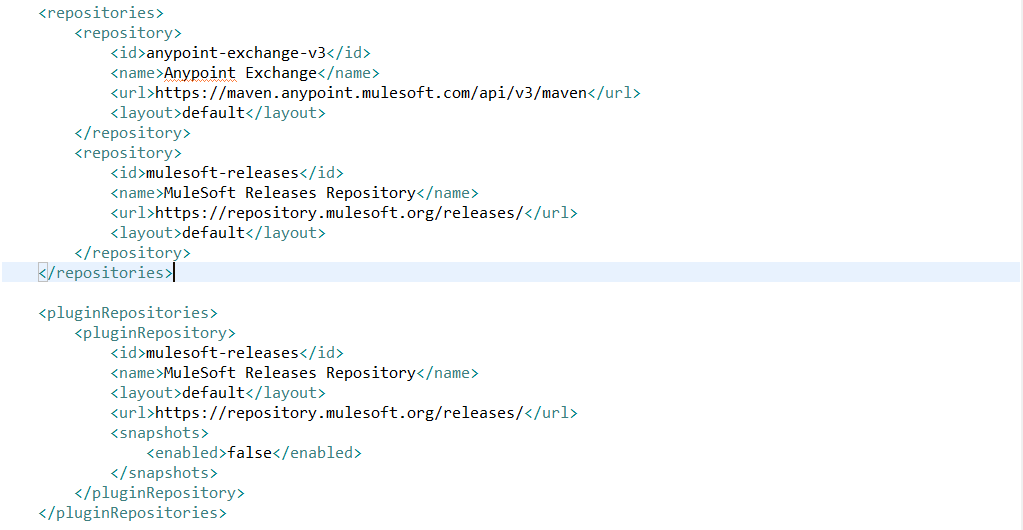 Repositories centralization