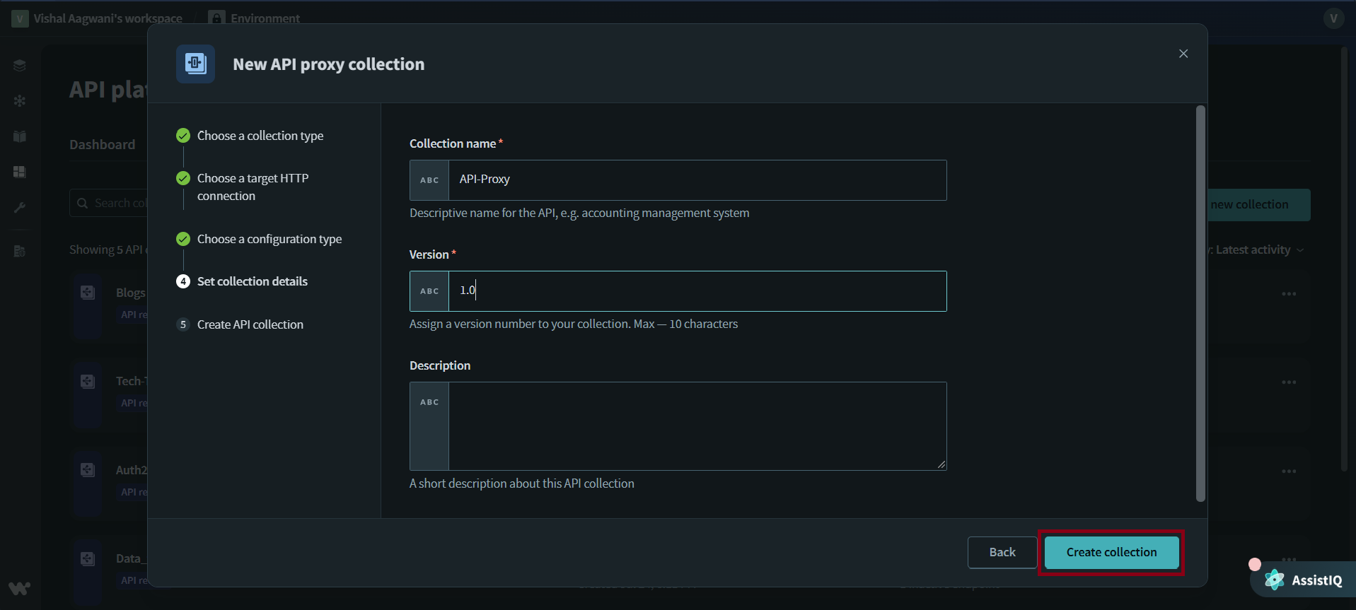 New API proxy collection