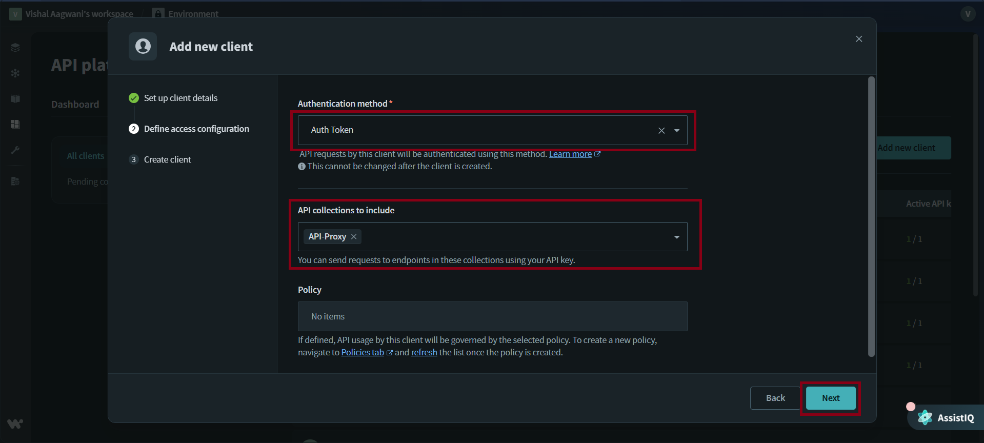 Authentication method