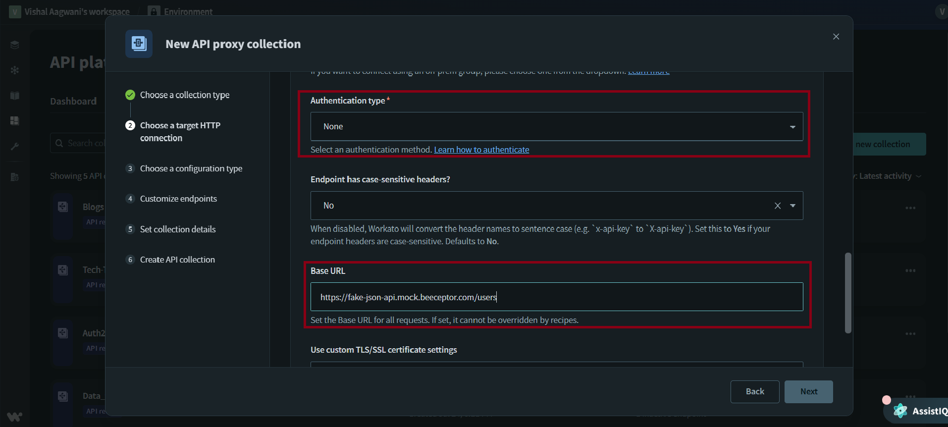 New API proxy collection