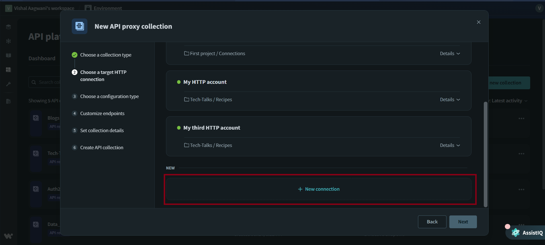 My third HTTP account 