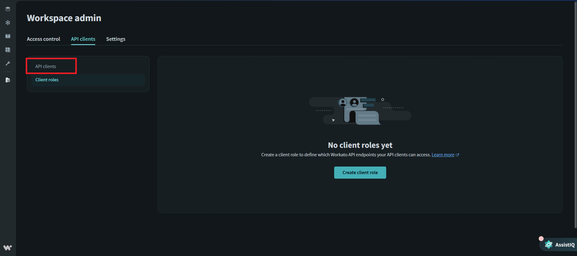 Create new API client