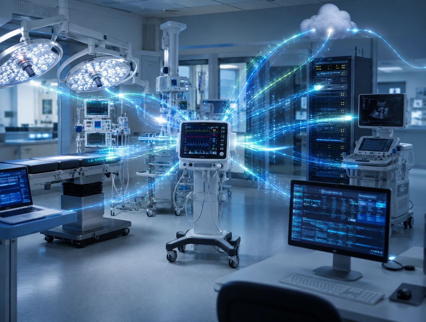 Healthcare medical equipment event-driven integration