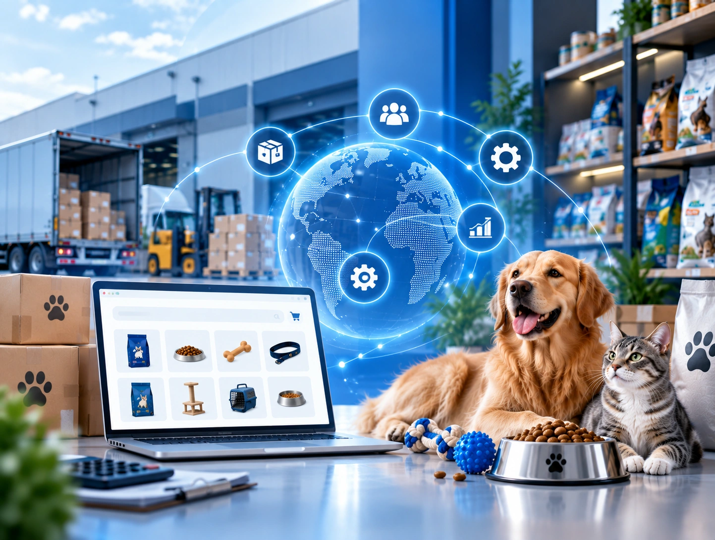 Akeneo IBM A+ ERP Salesforce Celigo B2B commerce integration architecture
