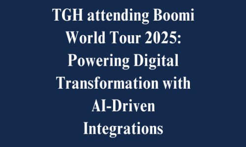 TGH attending Boomi World Tour 2025: Powering Digital Transformation with AI-Driven Integrations