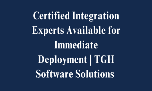 Certified Integration Experts Available for Immediate Deployment | TGH Software Solutions 